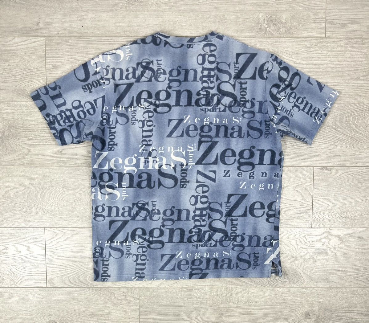 Ermenegildo Zegna Ermenegildo Zegna Sport Vintage Monogram Cotton T Shirt Size US XL / EU 56 / 4 - 11 Thumbnail