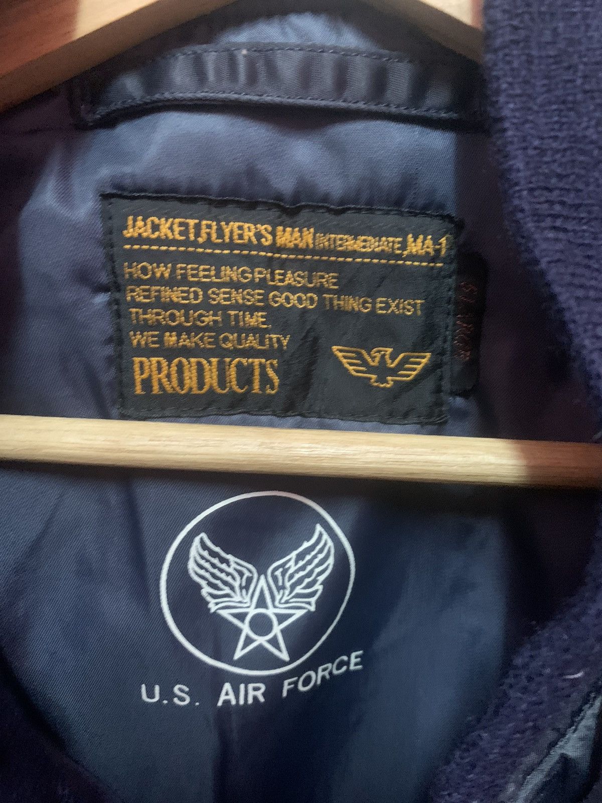 Vintage RARE!! Flight Jacket Bomber U.S Air Force Size US XL / EU 56 / 4 - 7 Thumbnail
