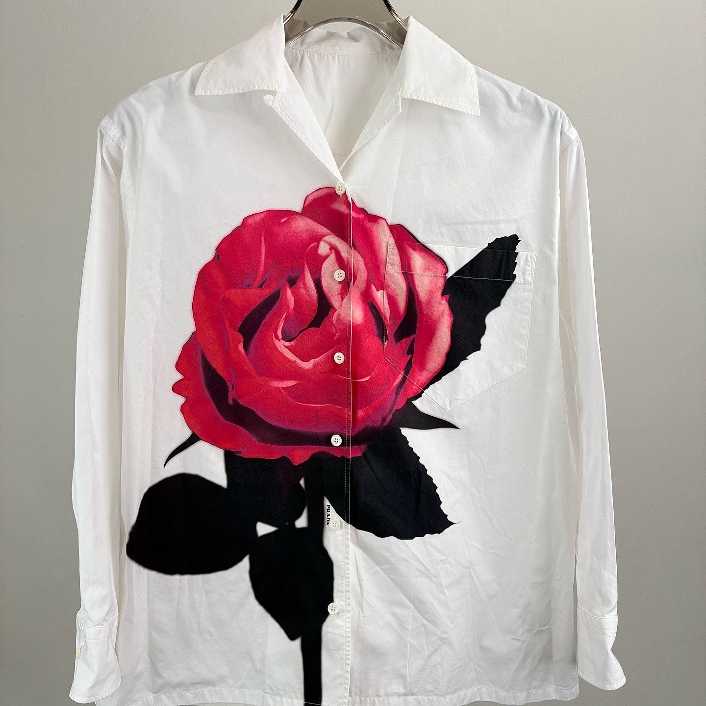 R*様 プラダ Frankenstein Rose Bowling Shirt Prada Prada Frankenstein Rose Button Up Bowling Shirt | Grailed