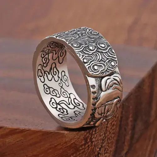 Jewelry × Vintage new fashion Guan Gong ring Size ONE SIZE - 4 Thumbnail