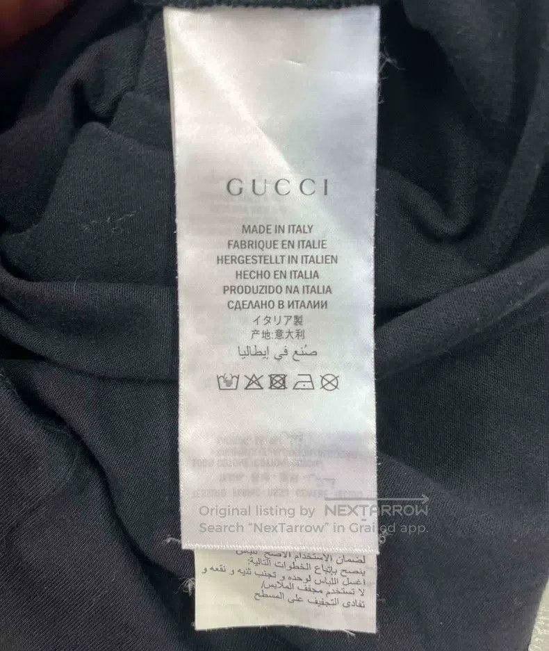 Gucci Gucci Black dazzling belt letter logo short-sleeved T-shir Size US XS / EU 42 / 0 - 4 Thumbnail