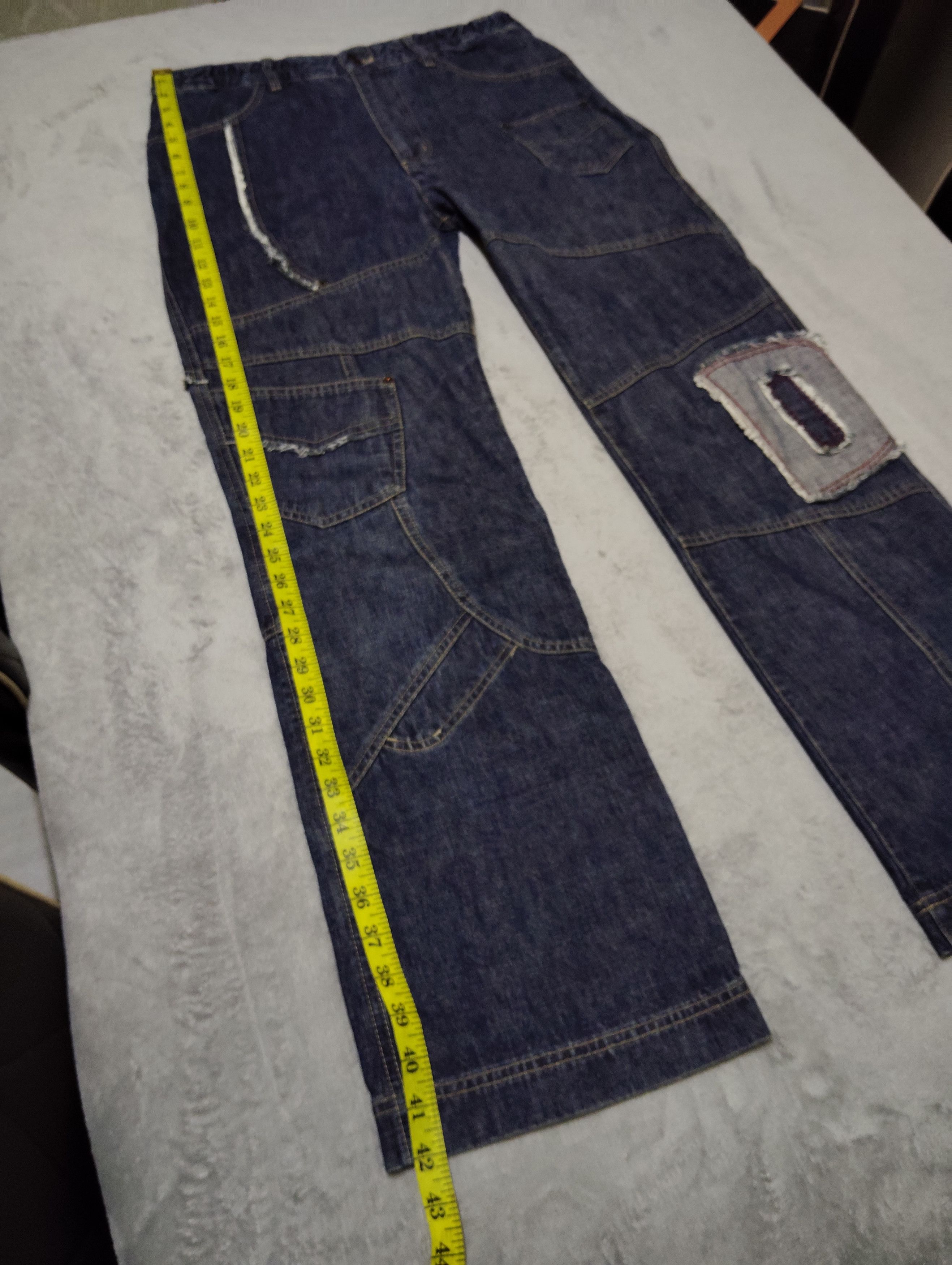 Designer × Japanese Brand VINTAGE DRUG STORES DENIM PANT Size US 32 / EU 48 - 15 Thumbnail