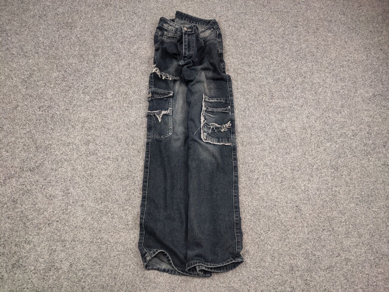 If Six Was Nine Vtg Japan If six was nine l.g.b Style Cargo Denim Jeans Size US 32 / EU 48 - 3 Thumbnail