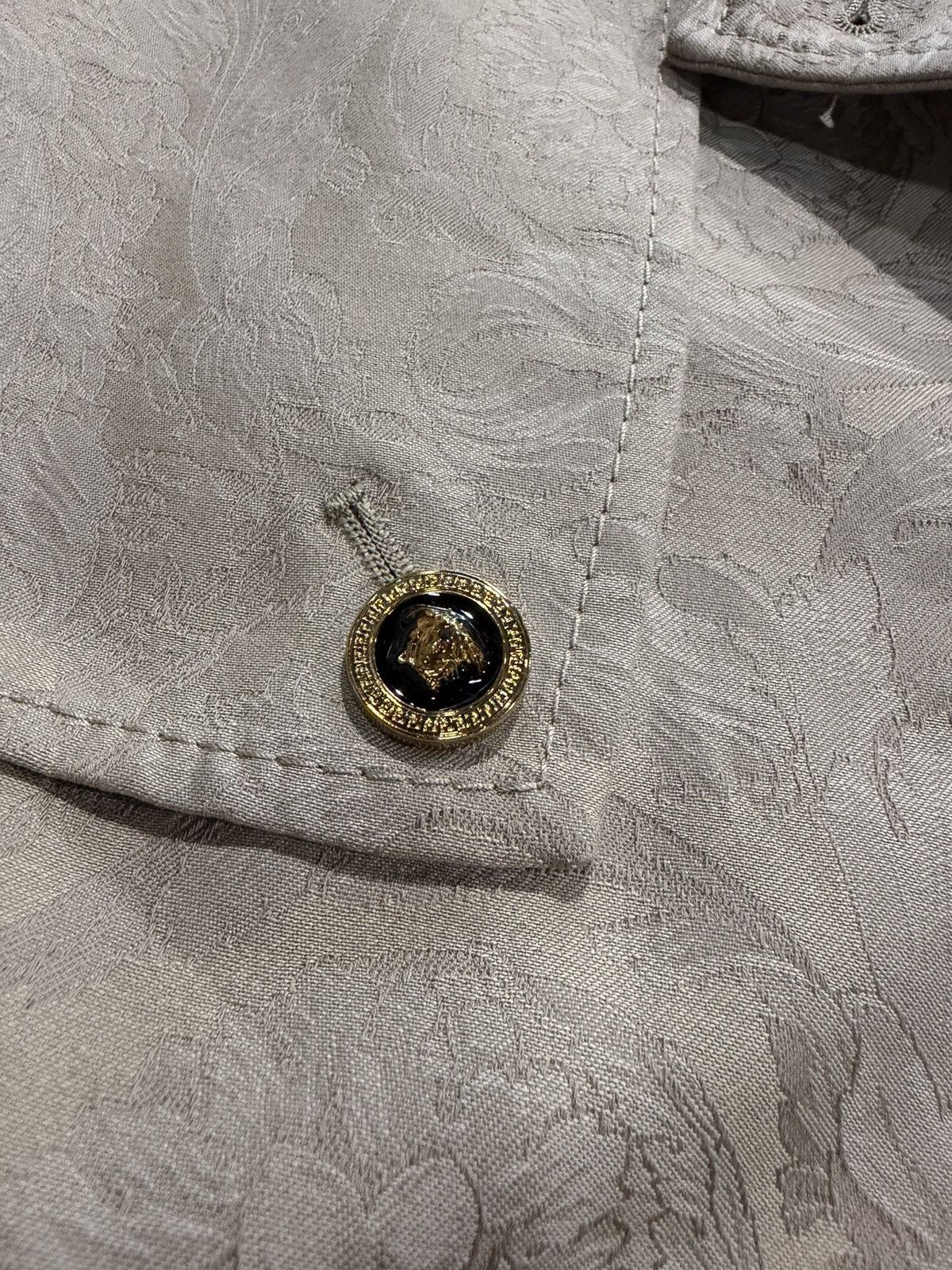 Versace Versace Barocco Jacquard Trench Coat Size XXL / US 16-18 / IT 52-54 - 6 Thumbnail