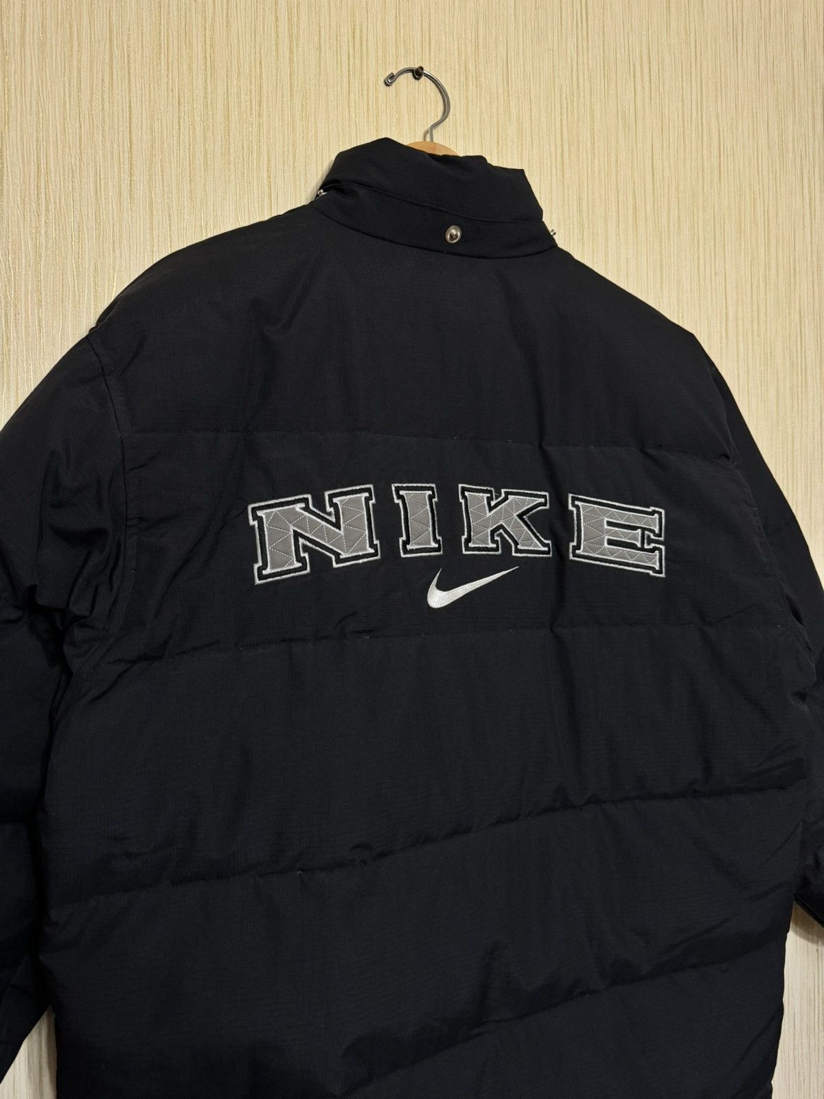 Nike × Vintage Nike vintage big logo puffer down jacket Size US S / EU 44-46 / 1 - 2 Thumbnail
