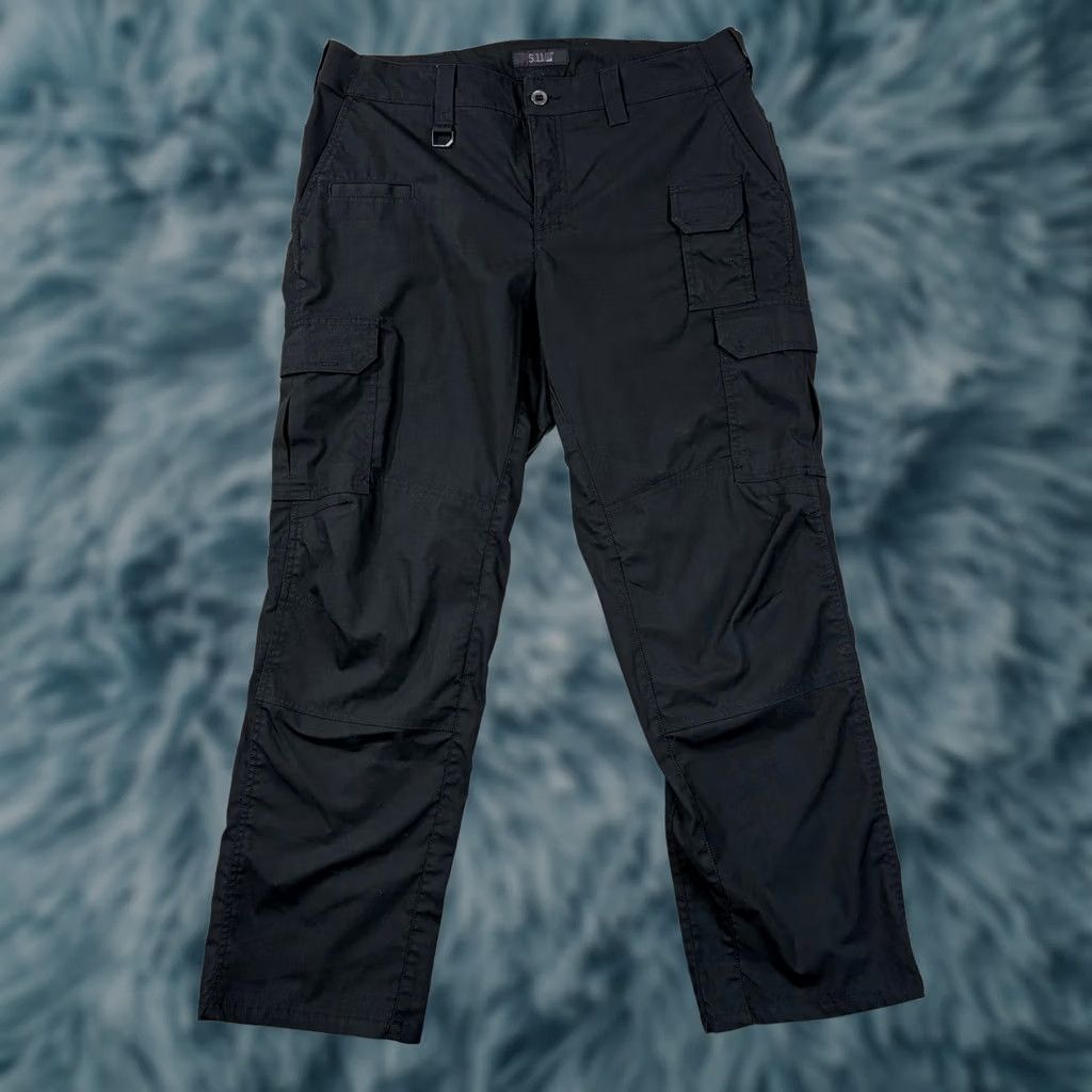 Vintage 5.11 Tactical Stryke Cargo Pants Black Womens 14 Regular 64445ABR-019 Ripstop Tweed? Size 36" / US 14 / IT 50 - 1 Thumbnail