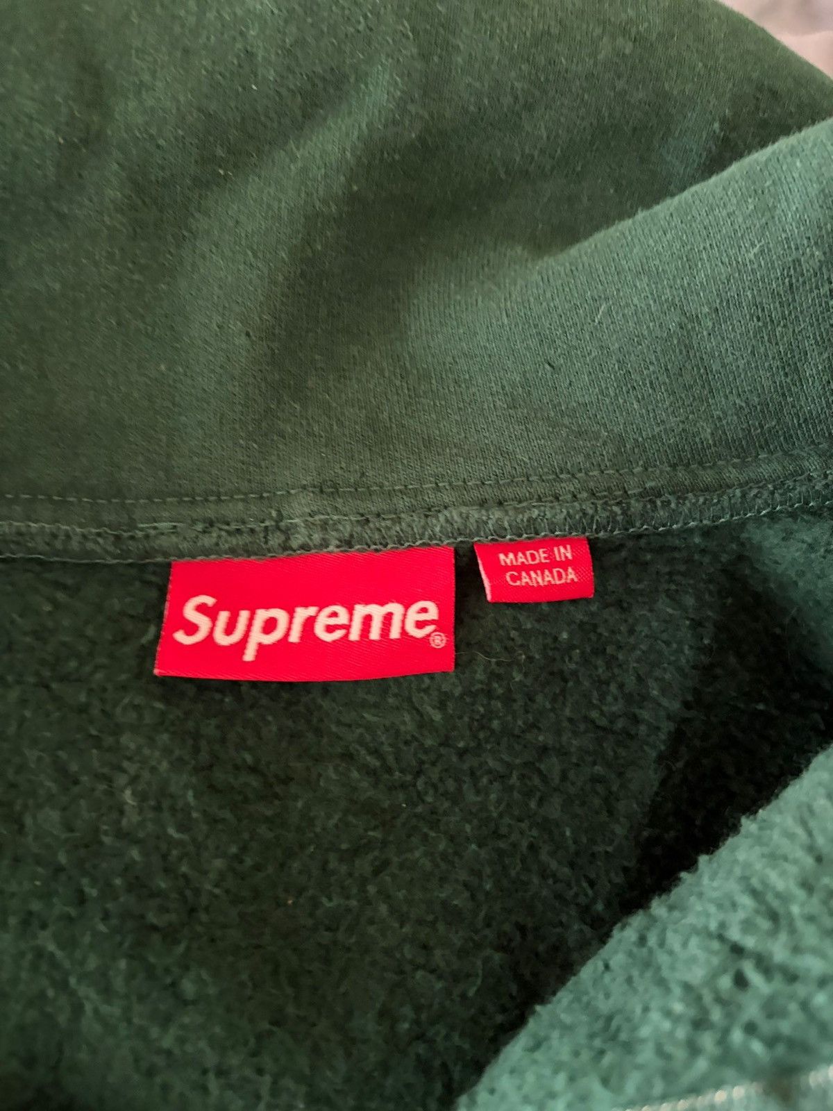 Supreme Supreme Arc Logo Zip Up Hoodie Dark Green Box Logo Size US L / EU 52-54 / 3 - 10 Thumbnail