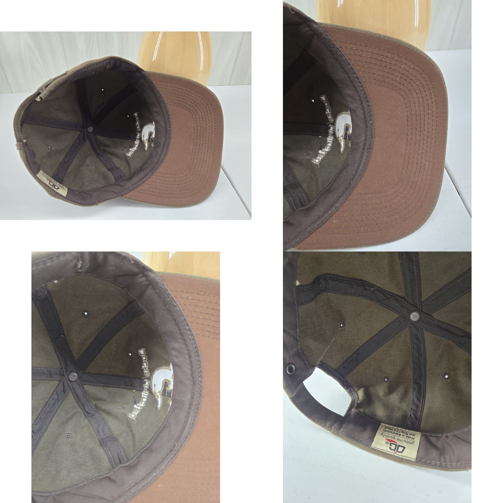 Vintage VINTAGE Ducks Unlimited Hat Alabama State Convention 2004 Canvas Brown Trucker Hat Men Adjustable Brown Canvas Hunter Theme Mens Size ONE SIZE - 9 Thumbnail