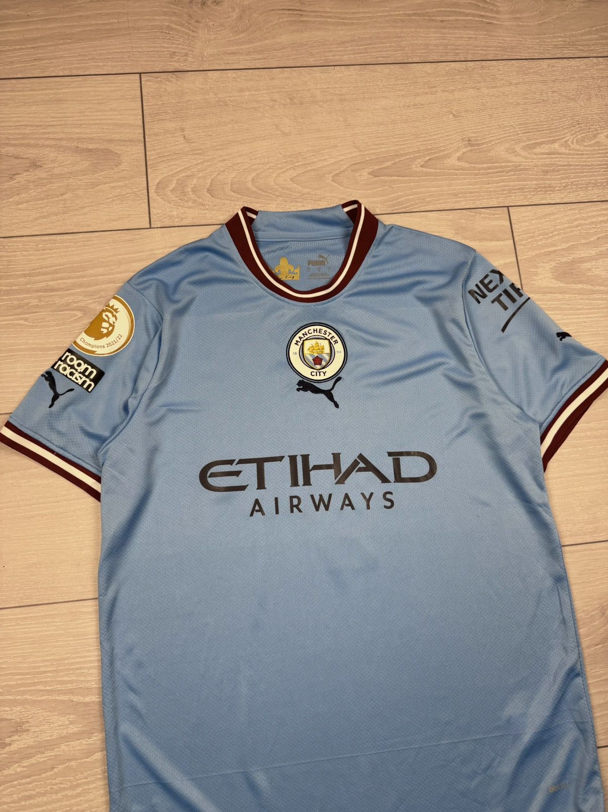 Puma Manchester City Puma 2021/2022 Home Jersey #9 Haaland Size US L / EU 52-54 / 3 - 3 Thumbnail