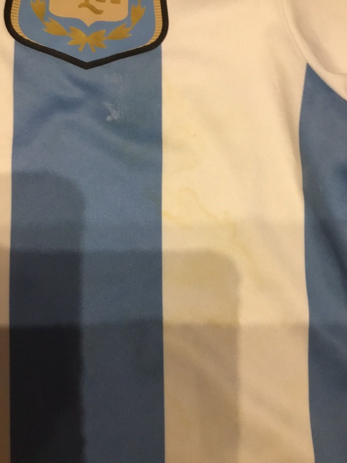 Adidas AFA national jersey Argentina 2013-2014 jerseyfootball shirt Size US L / EU 52-54 / 3 - 4 Thumbnail
