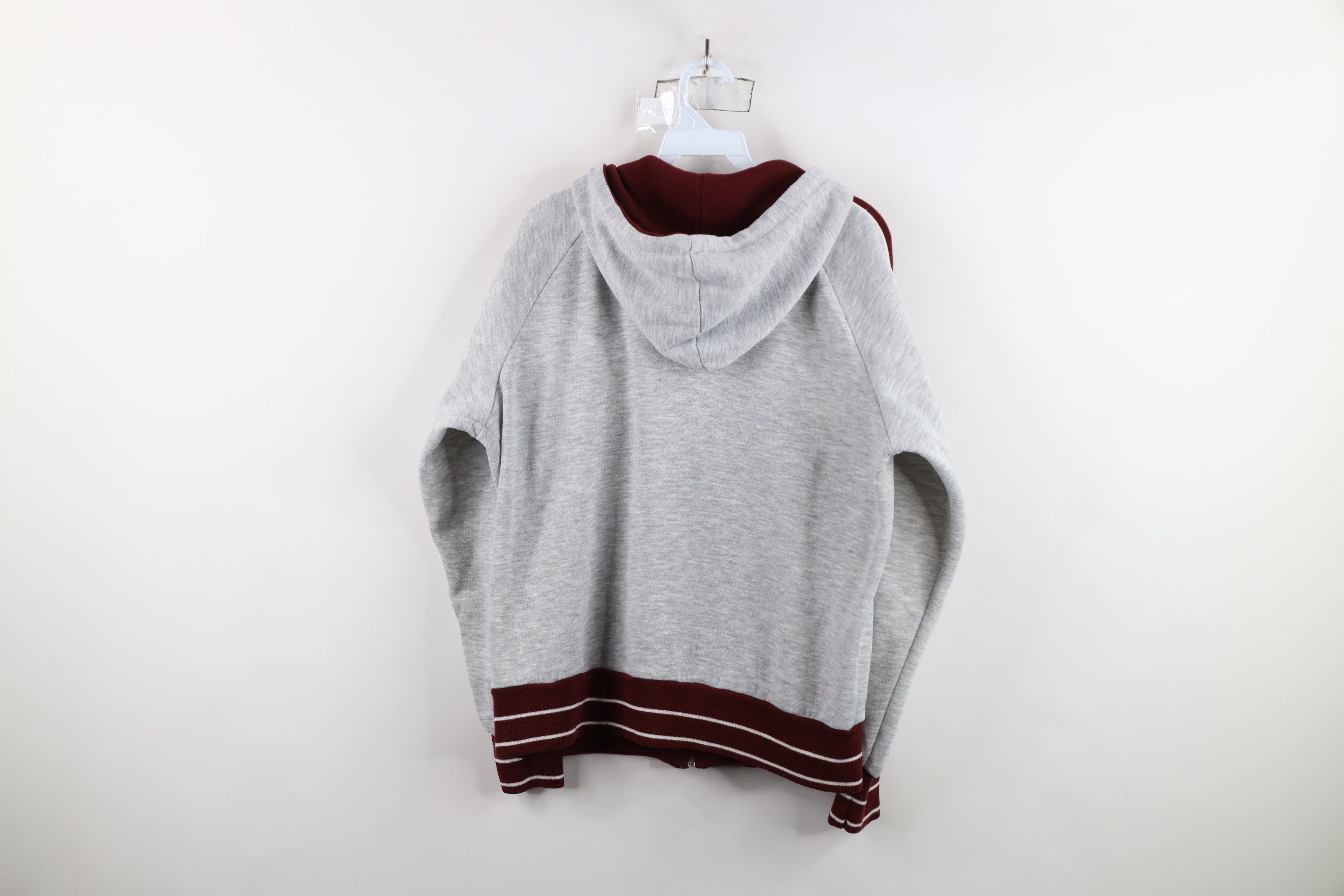 Vintage Vintage 70s Streetwear Triblend Full Zip Hoodie Sweatshirt Size US L / EU 52-54 / 3 - 12 Thumbnail