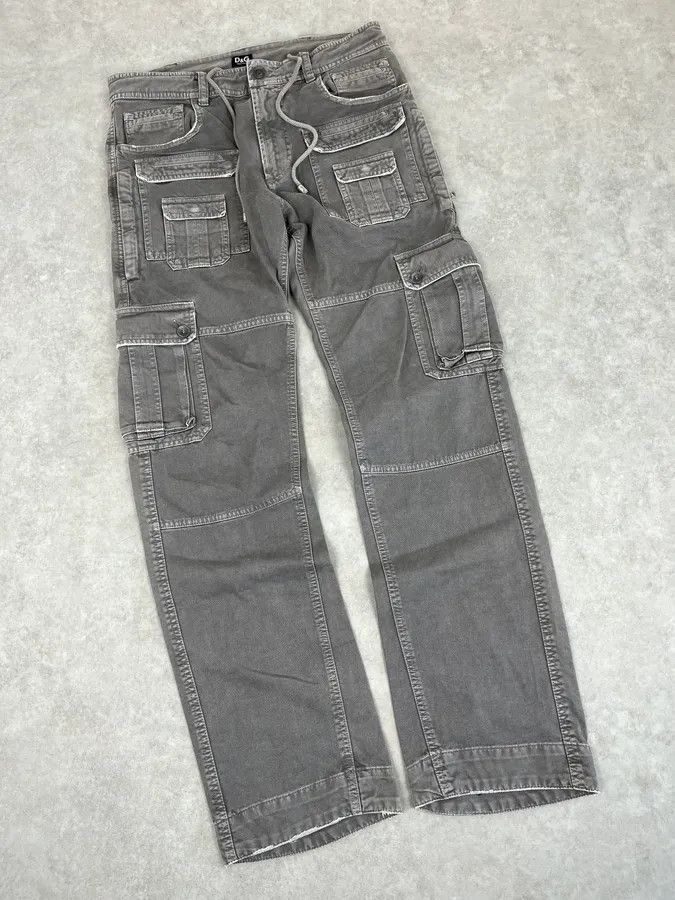 Dolce & Gabbana SS2008 Dolce & Gabbana Grey Multipockets Cargo Pants Size US 32 / EU 48 - 5 Thumbnail