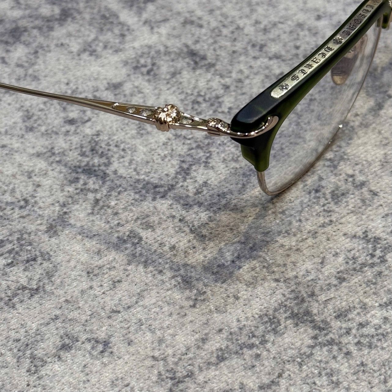 Chrome Hearts CHROME HEARTS SLUNTRADICTION Matte Dark Olive/Gold Plated Size ONE SIZE - 3 Thumbnail