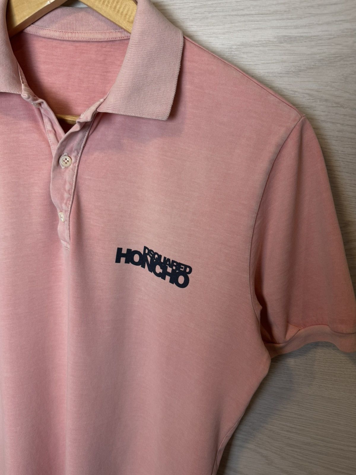 Dsquared2 Vintage Dsquared2 Pink Polo Tee Size US M / EU 48-50 / 2 - 3 Thumbnail