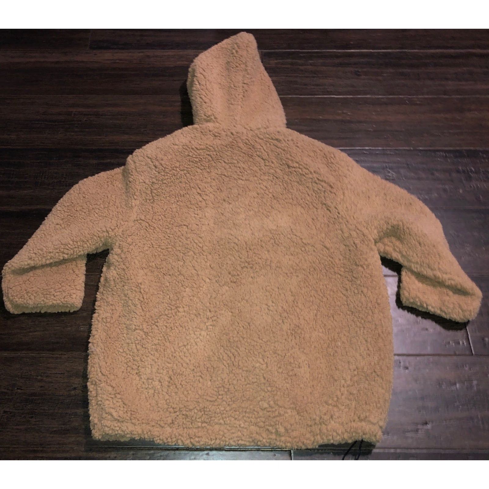 Vintage Mascallier Maison Jacket Womens Brown Fleece/Faux Fur Size 12 NEW Monkey Fleece Size XL / US 12-14 / IT 48-50 - 4 Thumbnail