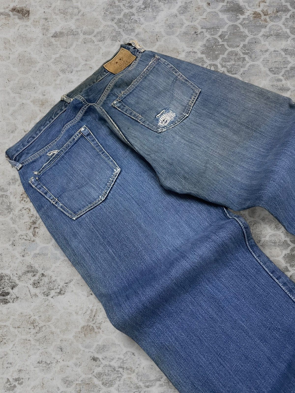 Japanese Brand Vintage 90s Designer Hoggs By Nephentes Selvedge Distressed Size US 29 - 19 Thumbnail