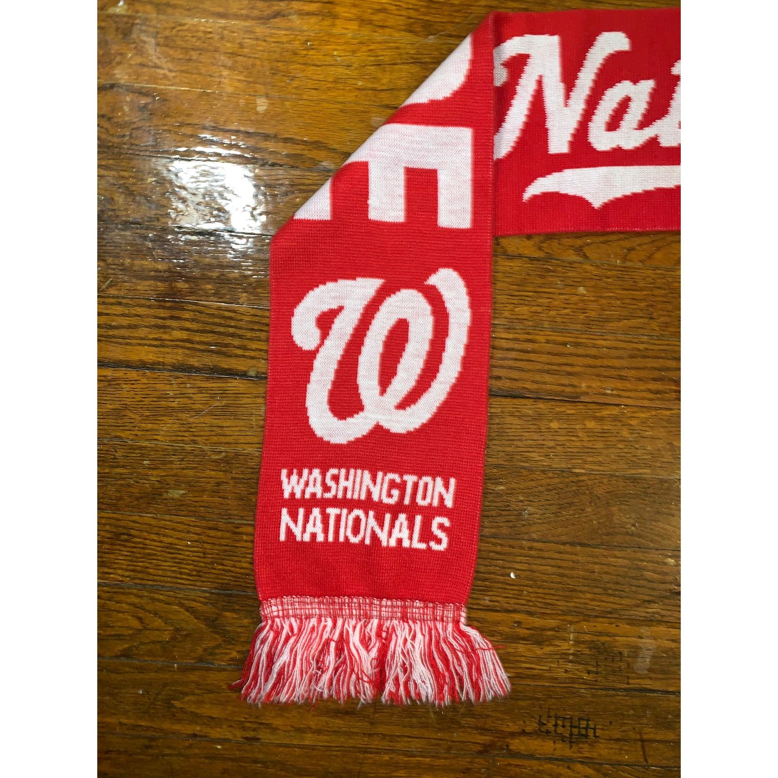 MLB Washington Nationals Coca Cola Scarf Red Natitude MLB Winter Size ONE SIZE - 3 Thumbnail