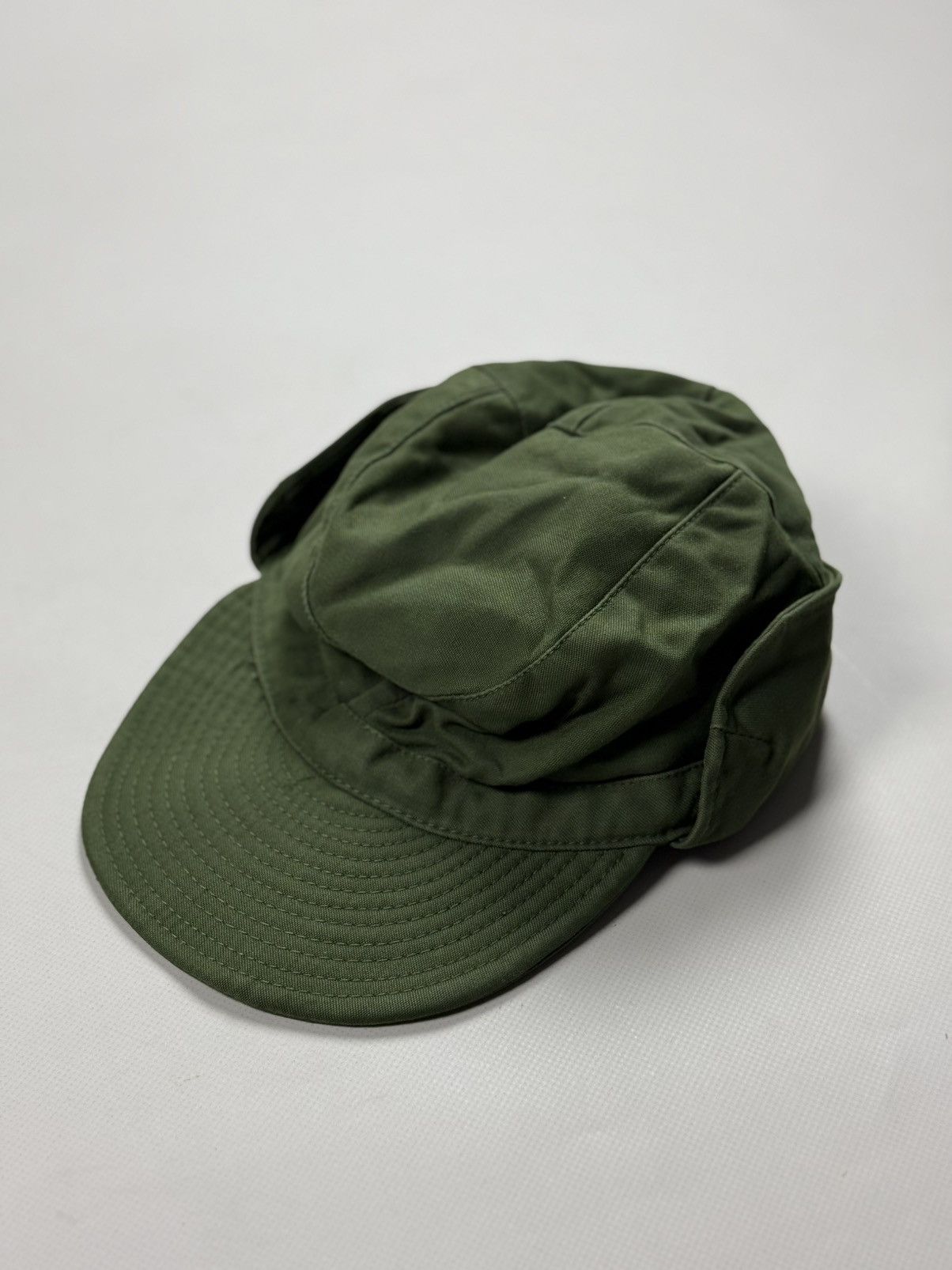 Vintage Vintage Swedish Army Military Earwarmer Flap Ear Cap Hat Size ONE SIZE - 6 Thumbnail
