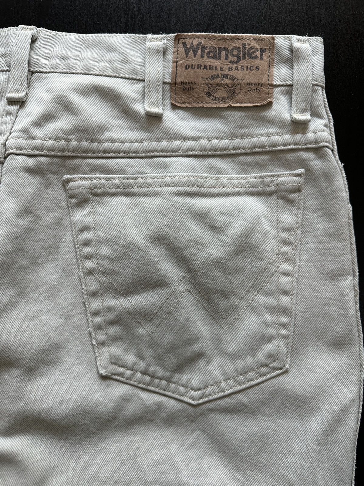 Wrangler Wrangler Durable Basics Ecru Denim Jeans Size US 33 - 6 Thumbnail