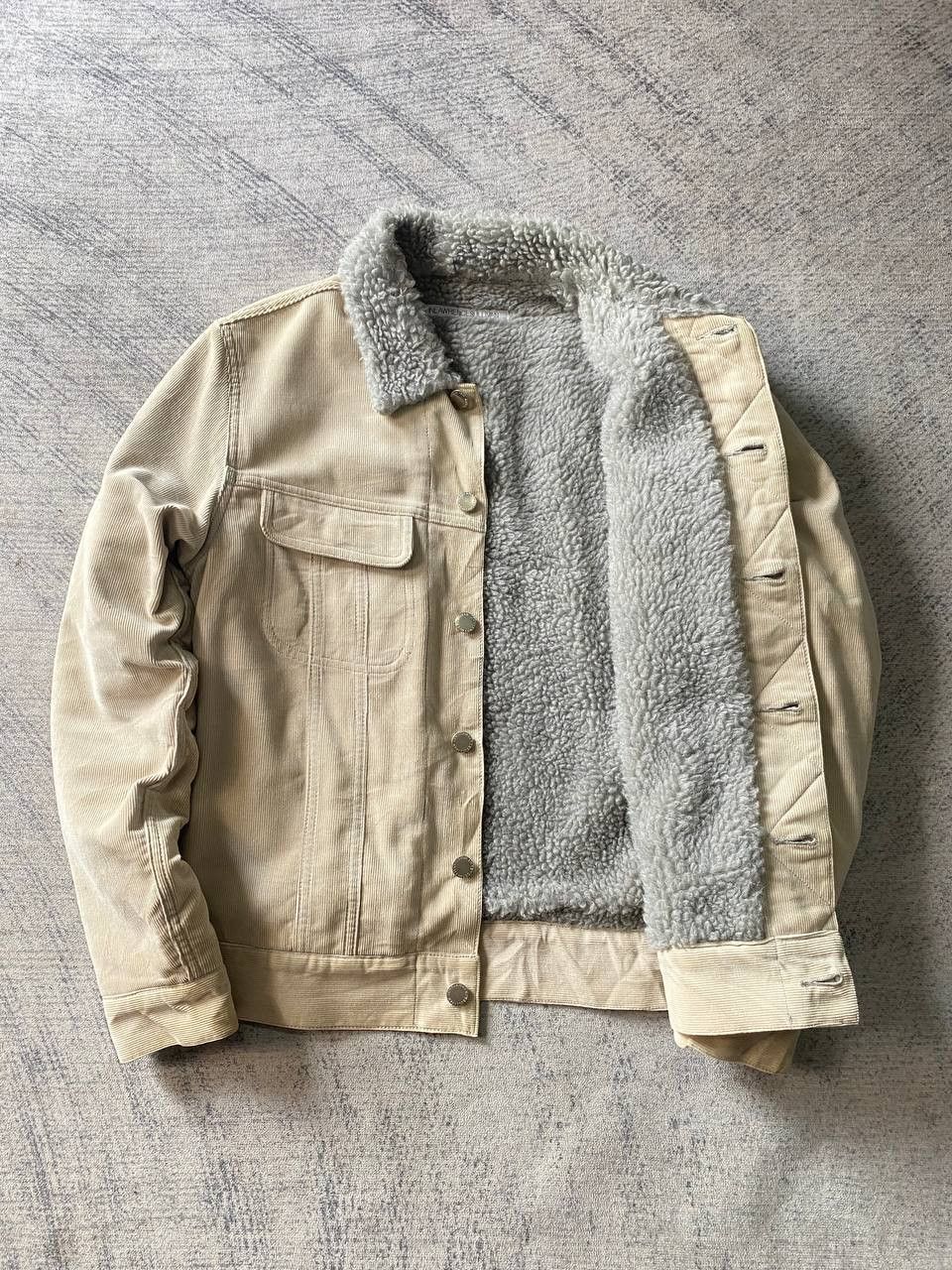 JOHN LAWRENCE SULLIVAN John Lawrence Sullivan Corduroy Sherpa Lined Trucker Jacket Size US XS / EU 42 / 0 - 10 Thumbnail