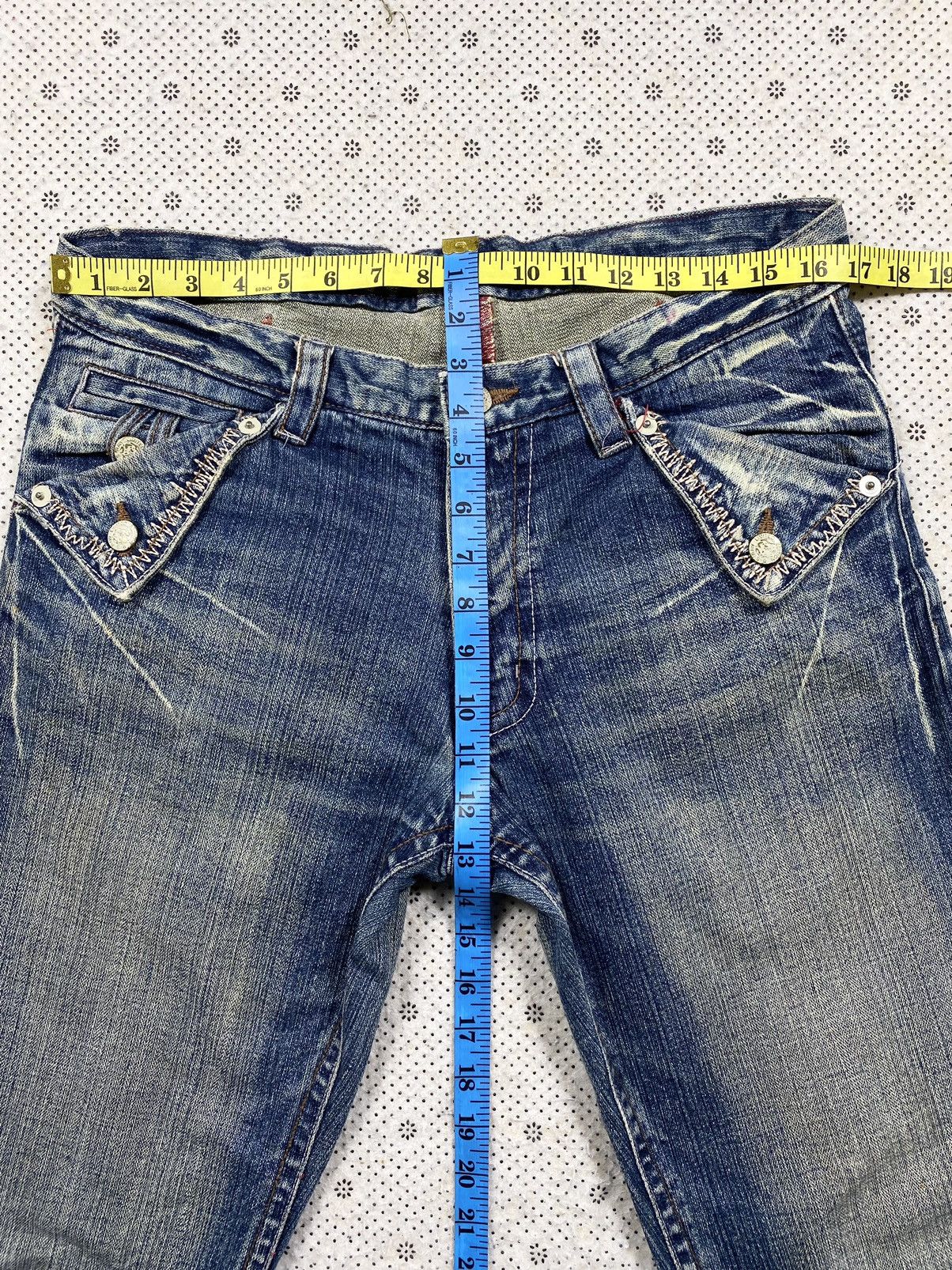Other Extremely Patina Look Distressed Denim By B.S Raw Denim Size US 34 / EU 50 - 4 Thumbnail