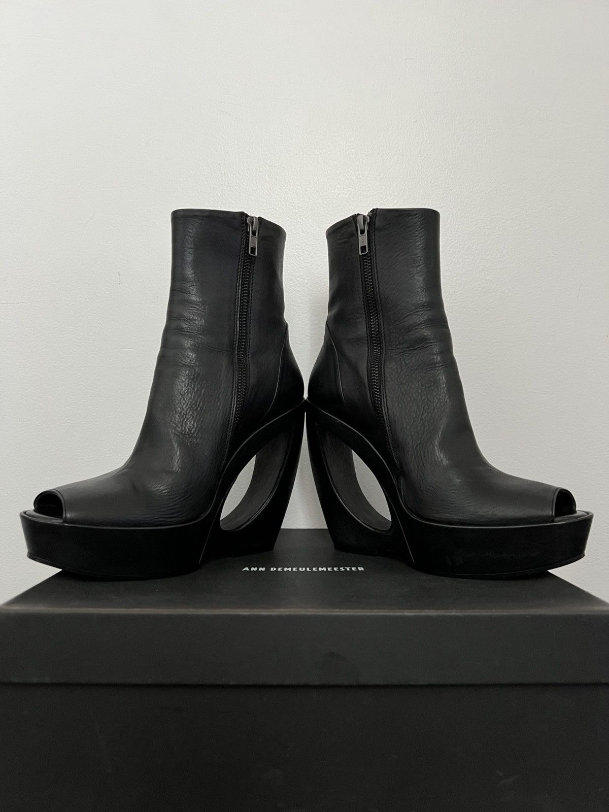 Ann Demeulemeester Ann Demeulemeester SS13 Cut-Out Space Wedge Size US 10 / IT 40 - 10 Thumbnail