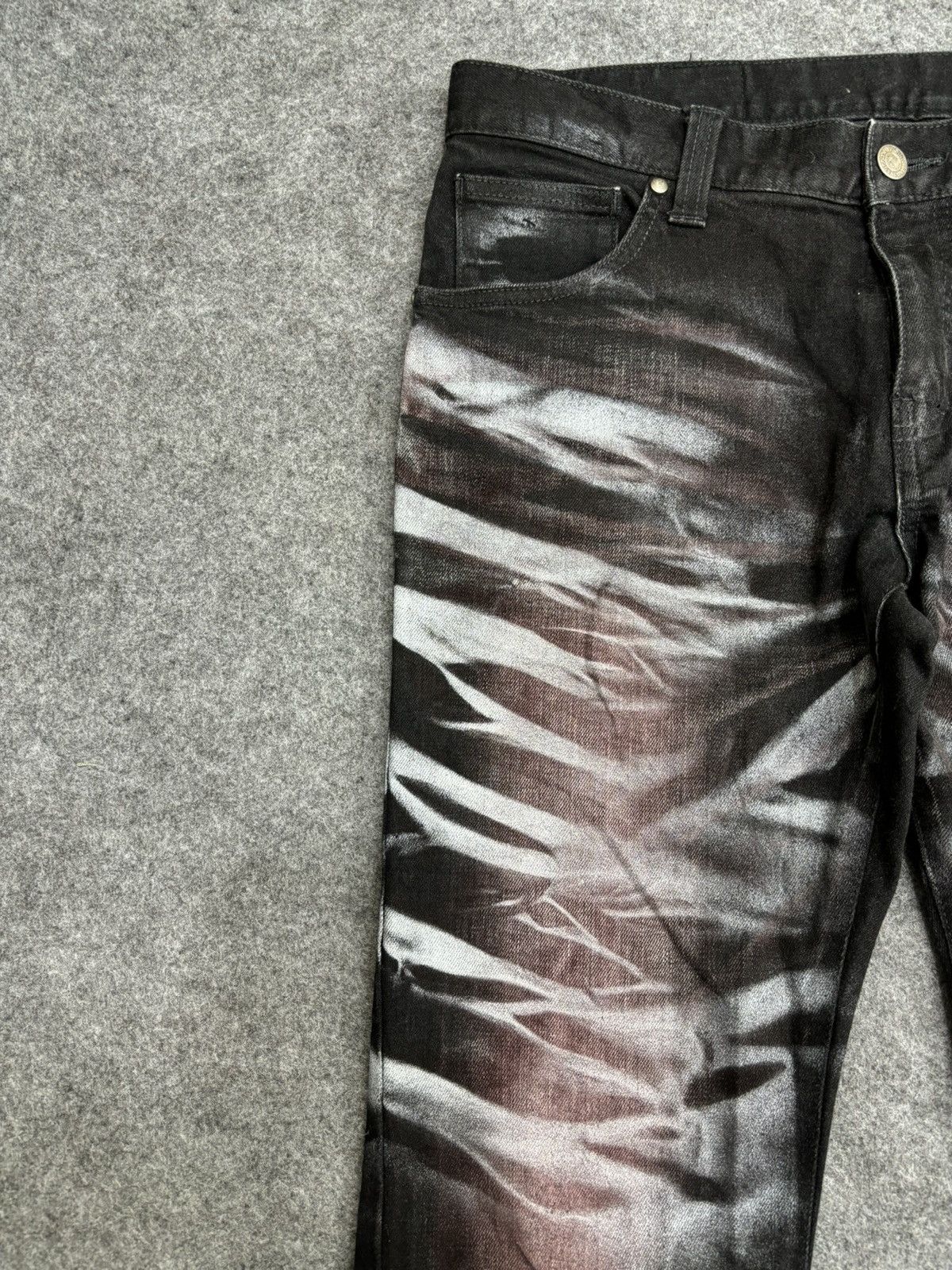 Tornado Mart 💥Archival Flare💥Tornado Mart Insane Sick Art Denim F513 Size US 34 / EU 50 - 5 Thumbnail