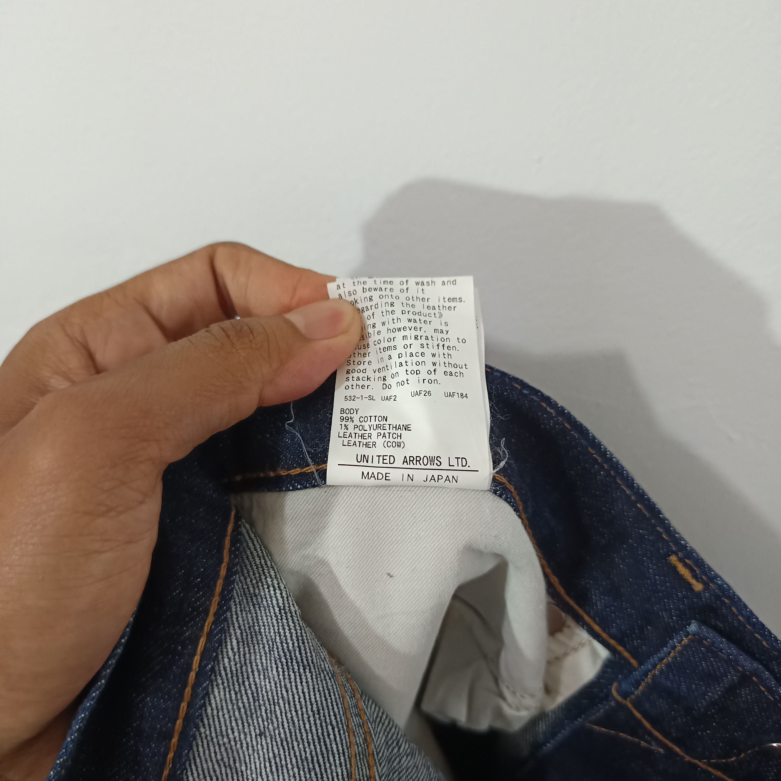 Japanese Brand × United Arrows × monkey time MONKEY TIME JAPAN SELVEDGE DENIM PANTS Size US 32 / EU 48 - 9 Thumbnail