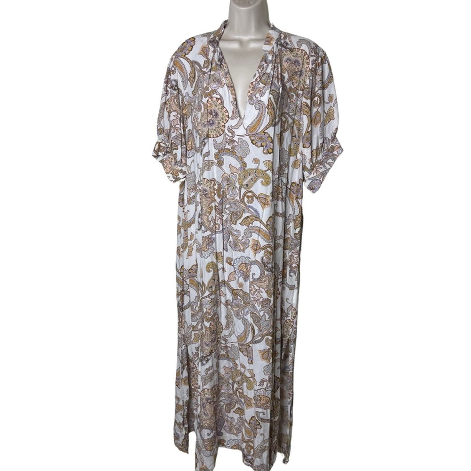 Other OWL Marrakech Clarisse 100% viscose maxi paisley dress US M Size M / US 6-8 / IT 42-44 - 1 Thumbnail