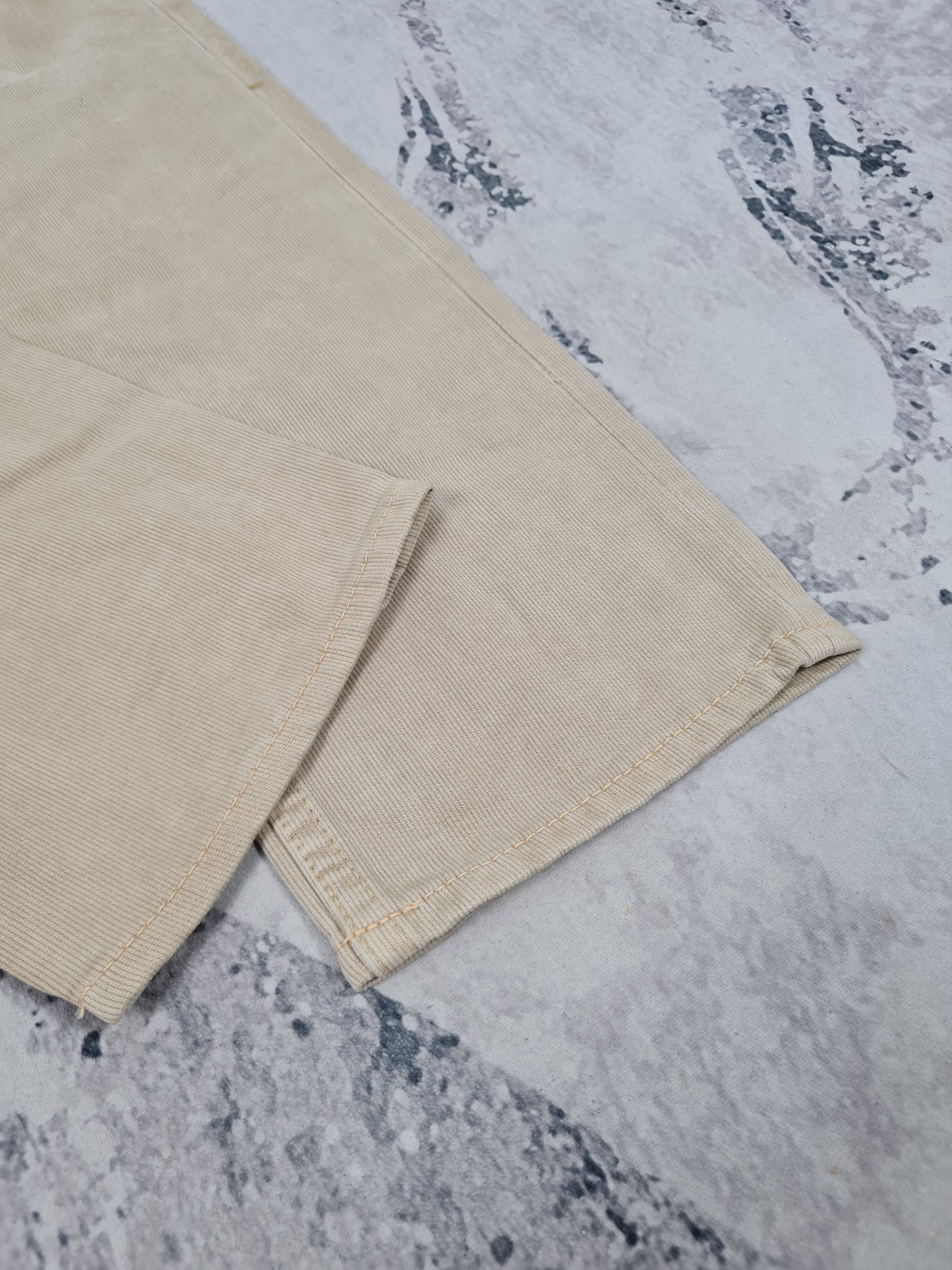 Levi's Vintage Clothing Vtg LEVIS 901 Qudroy Cream Straight Cut L0367 Size 32X33 Size US 32 / EU 48 - 12 Thumbnail