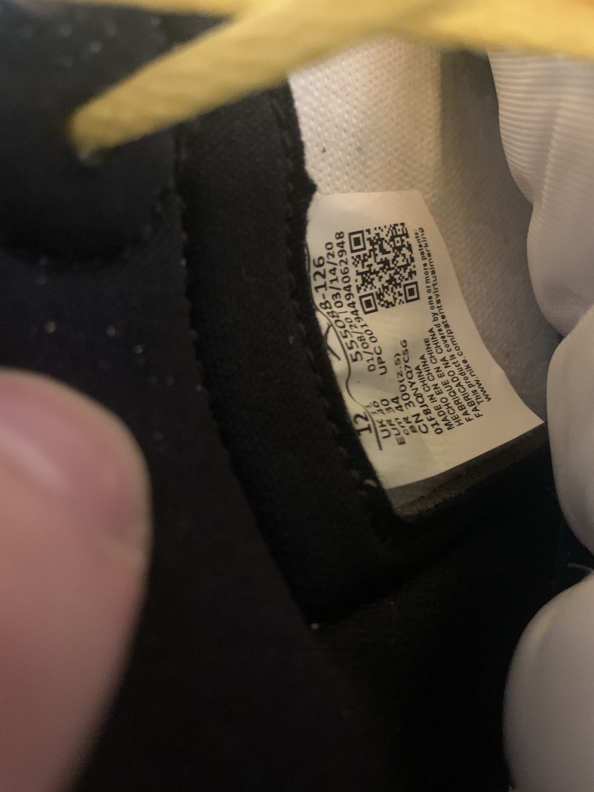 Nike Jordan 1 high. Smoke grey Size US 12 / EU 45 - 7 Thumbnail