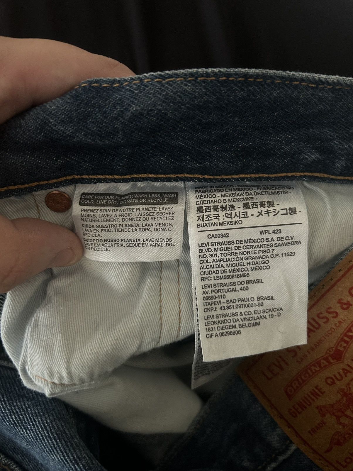 DENIM TEARS × Levi's Denim Tears Levi’s Chain Stitched Denim 32x32 Size US 32 / EU 48 - 8 Thumbnail
