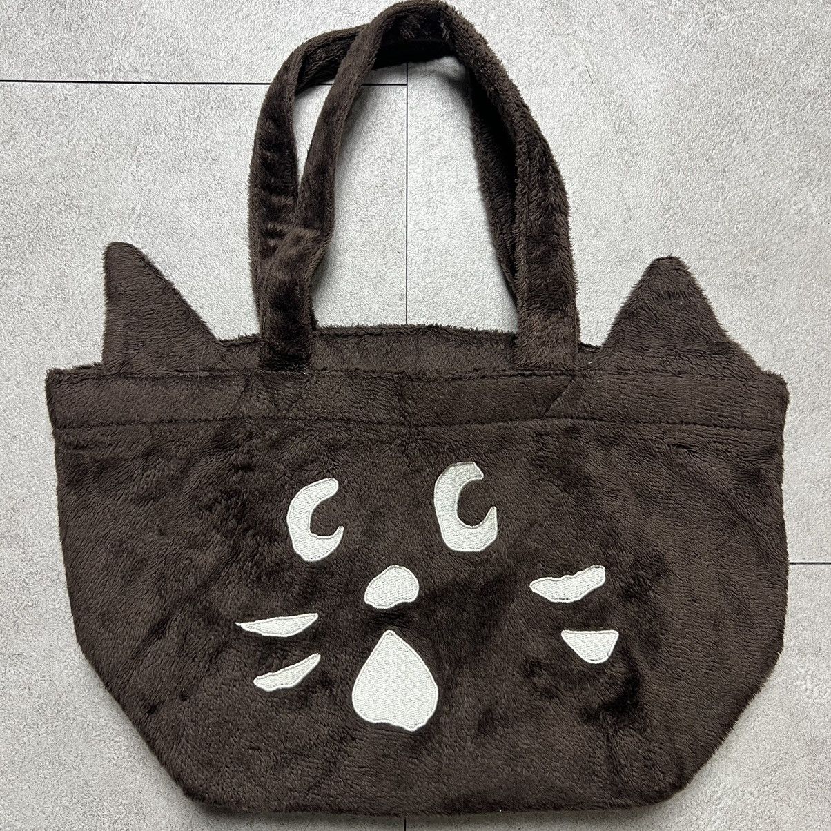 Issey Miyake × Ne-Net Ne Net Fur Fuzzy Cat Face Hand Bag Size ONE SIZE - 1 Thumbnail