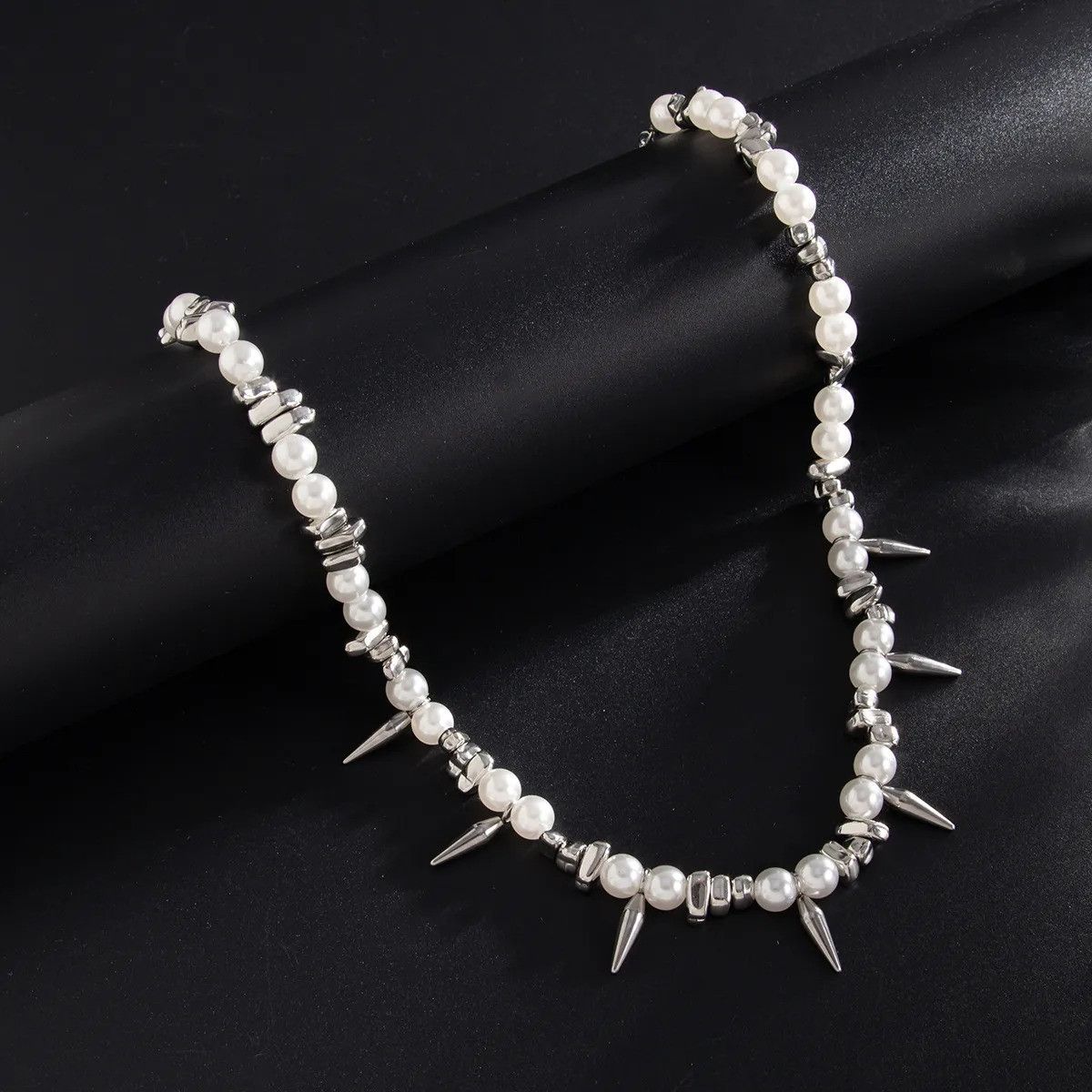 Vintage Pearl Stainless Steel Pendant Necklace Size ONE SIZE - 4 Thumbnail