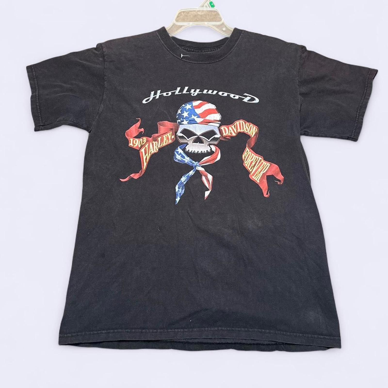 Harley Davidson Harley Davidson Men's Black Tshirt Size US M / EU 48-50 / 2 - 1 Thumbnail
