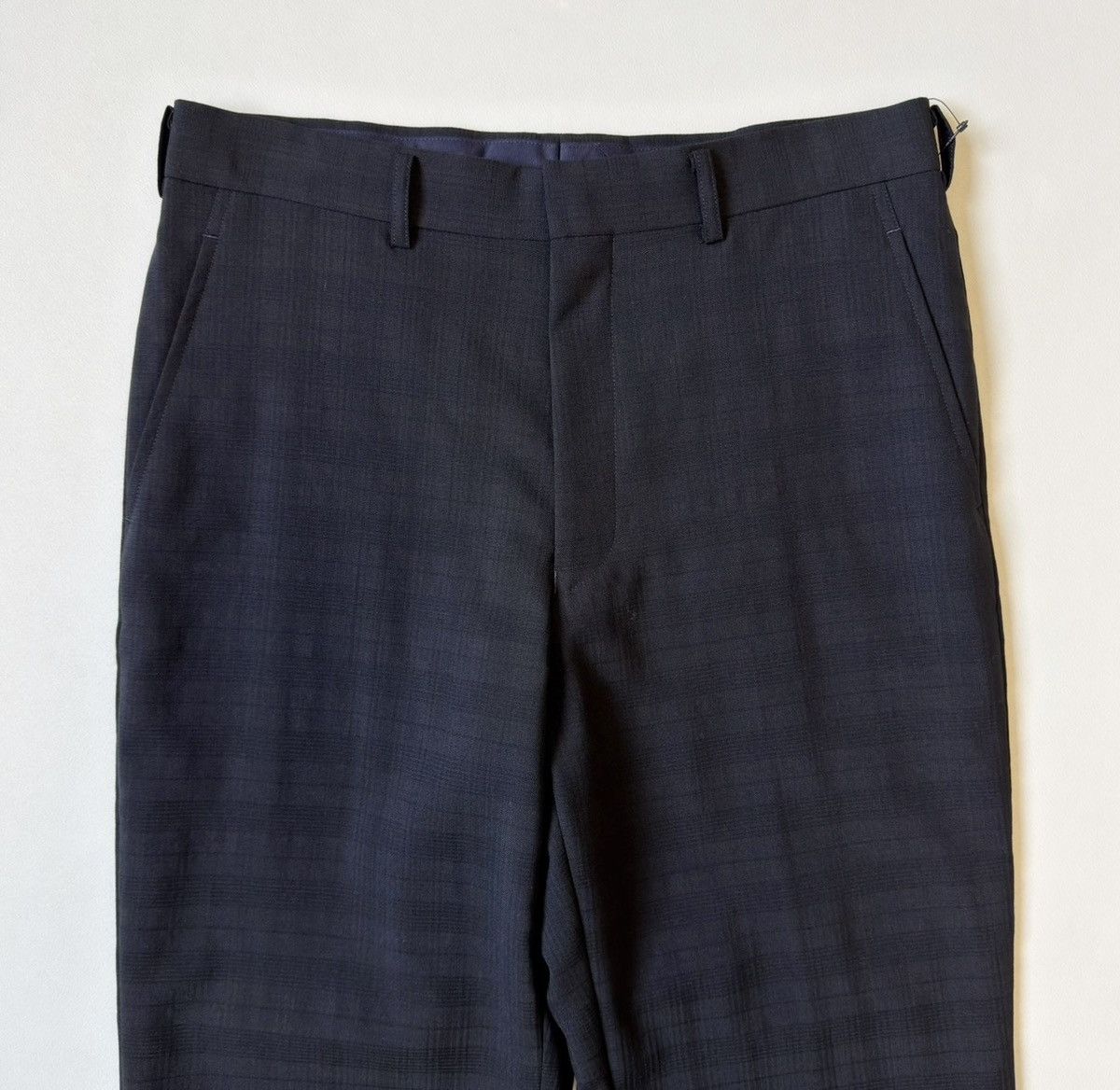 Comme des Garcons S/S 07 Jacquard Check Blue Wool Pants Size US 32 / EU 48 - 3 Thumbnail