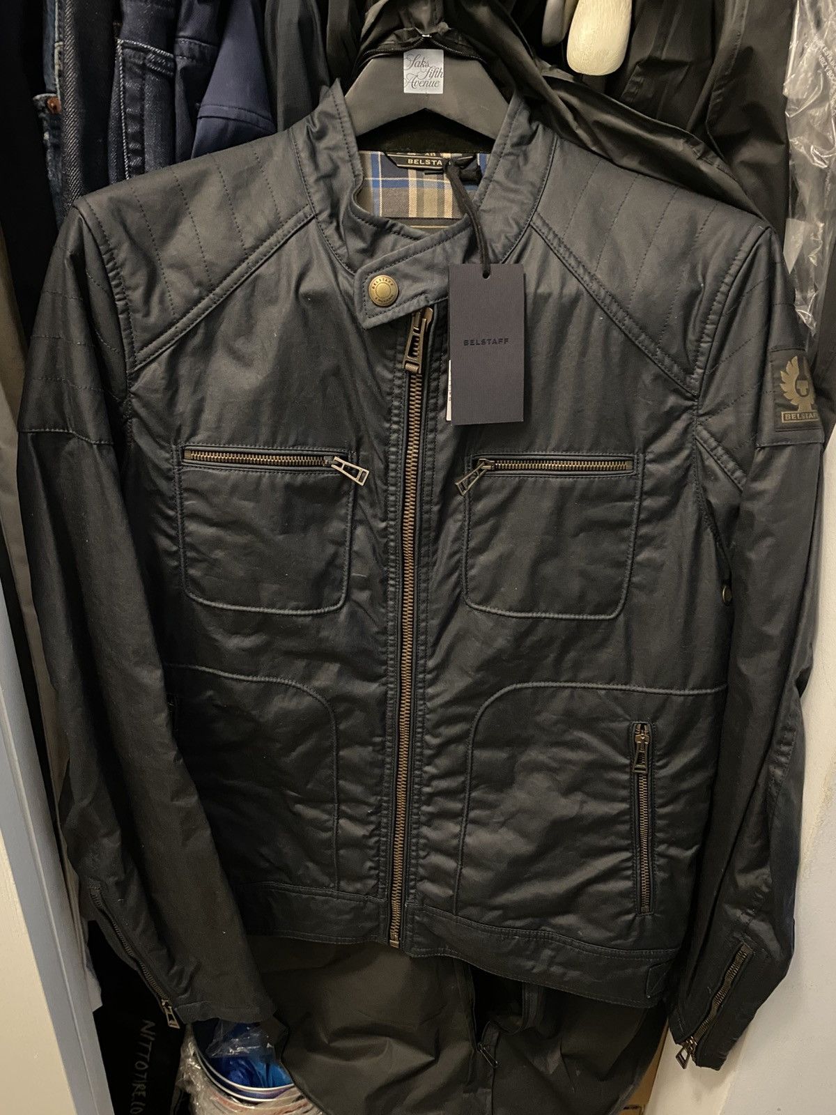 Belstaff BELSTAFF Motocycle Jacket Navy M NEW Size US M / EU 48-50 / 2 - 1 Thumbnail