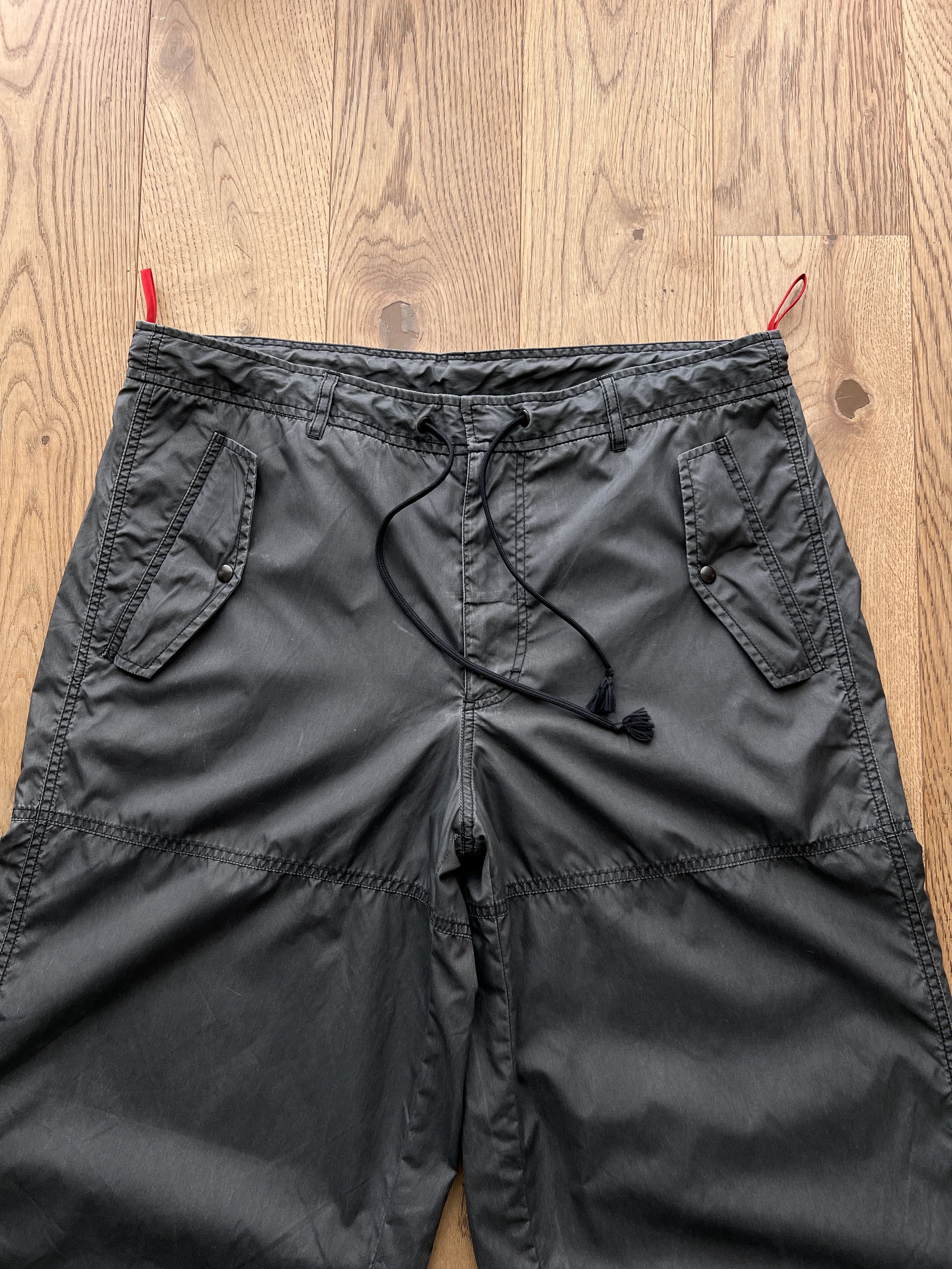 Prada RARE! Prada vintage 2000s nylon parachute pants baggy sport Size US 36 / EU 52 - 3 Thumbnail