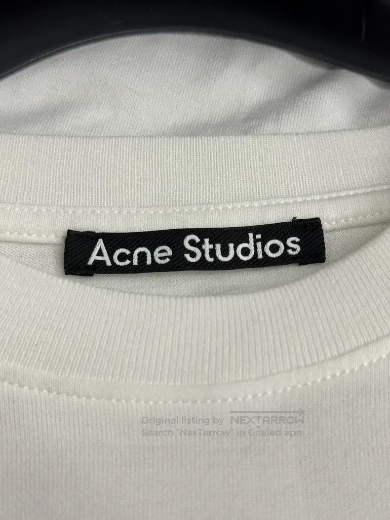 Acne Studios Acne Studios White laser smiley face T-shirt short-sleeve Size US XS / EU 42 / 0 - 4 Thumbnail