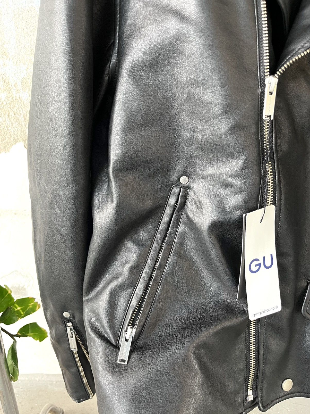GU × Undercover RARE‼️GU X Undercover “Eliminate The Noise” Leather Jackets Size US M / EU 48-50 / 2 - 8 Thumbnail