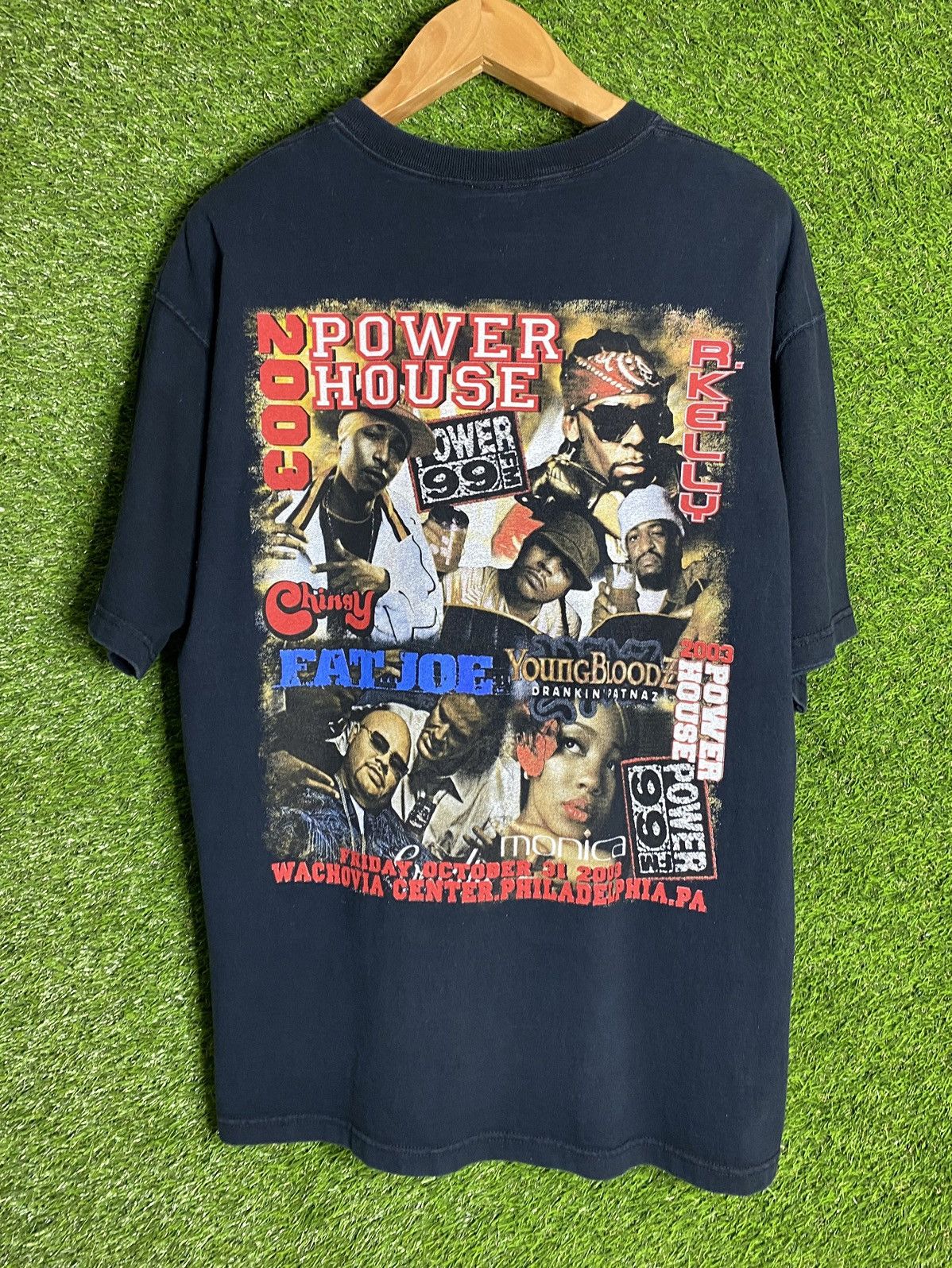 Vintage 🚨Vintage R-Kelly Power House 2003 Rap Tee T-Shirt Size US XL / EU 56 / 4 - 2 Thumbnail