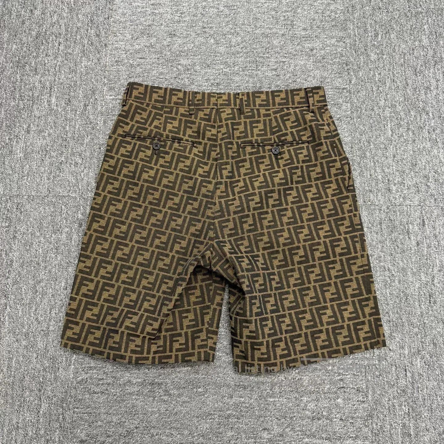 Fendi Fendi Monogram Shorts (Fendi Monogram Shorts). Size US 30 / EU 46 - 5 Thumbnail