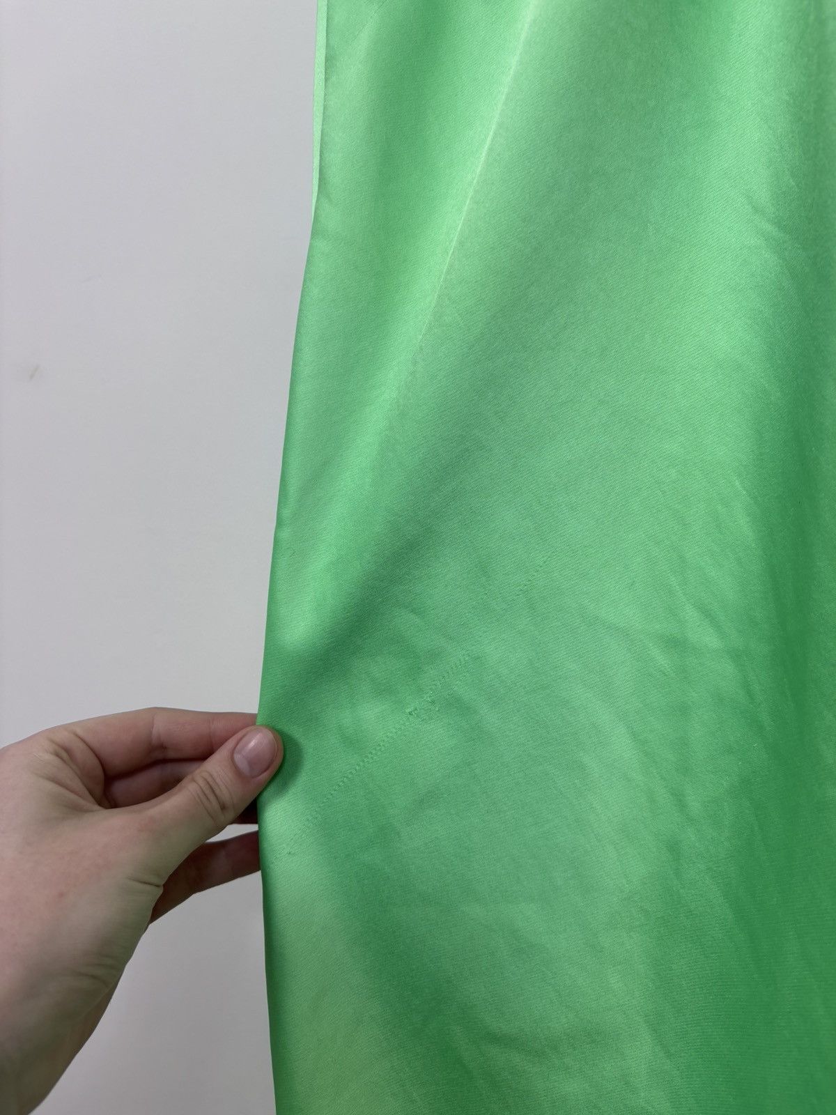 Sandro Sandro Paris E24Neon Vert Fluo NWT Green Cutout Midi Dress Size S / US 4 / IT 40 - 8 Thumbnail