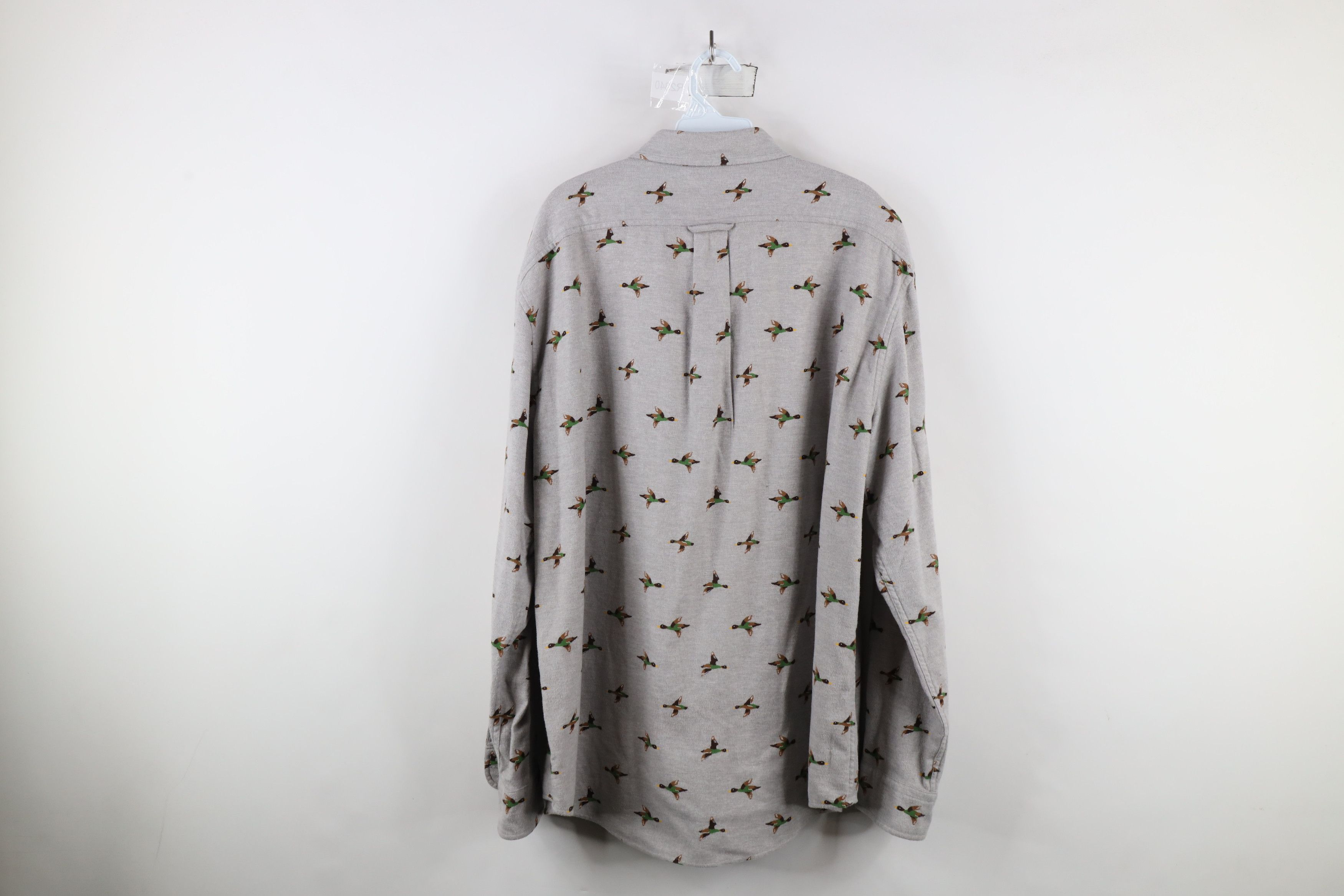 Lands' End × Vintage Vintage Lands End Over Print Chamois Cloth Button Down Shirt Size US XL / EU 56 / 4 - 11 Thumbnail