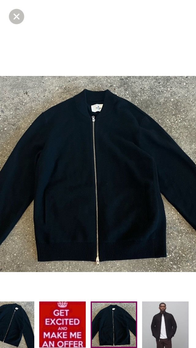 Reigning Champ Reigning Champion Merino Wool Track Jacket Large Size US L / EU 52-54 / 3 - 12 Thumbnail