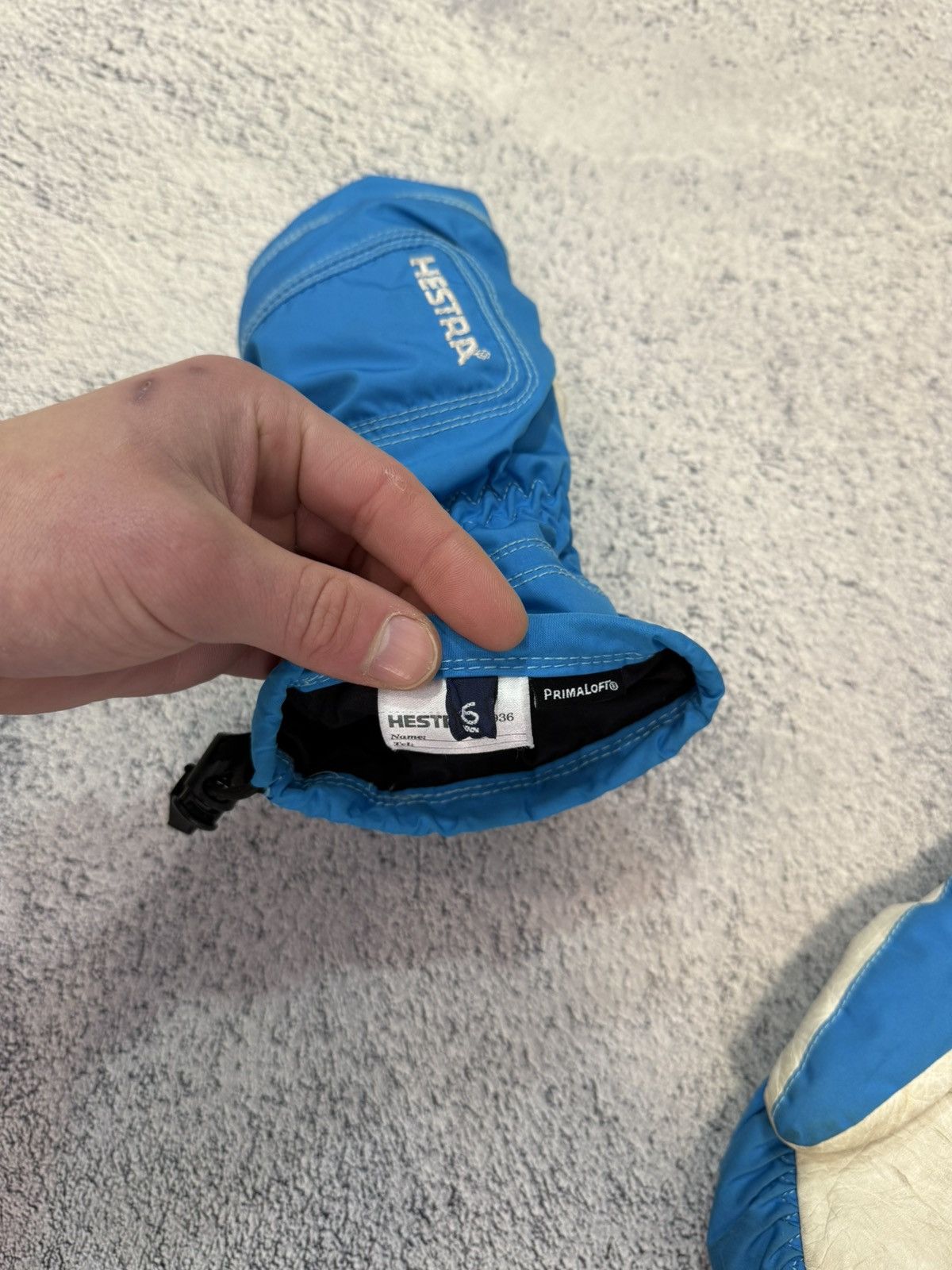 Hestra Hestra Mittens Size 6 Primaloft C-Zone Leather Snow Gloves Size 26 - 5 Thumbnail