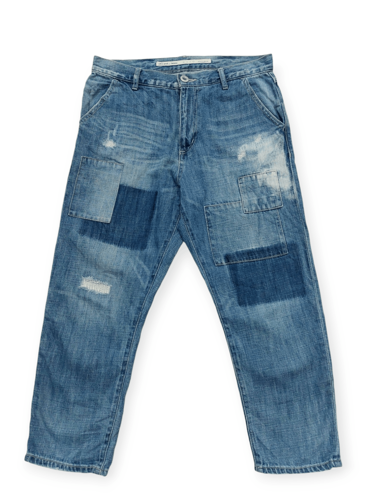 Other Japanese Niko And ... Patchwork Denim Size US 31 - 2 Thumbnail
