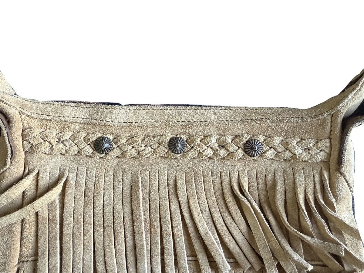 Minnetonka GENUINE LEATHER MINNETONKA FRINGED SLING BAG Size ONE SIZE - 4 Thumbnail