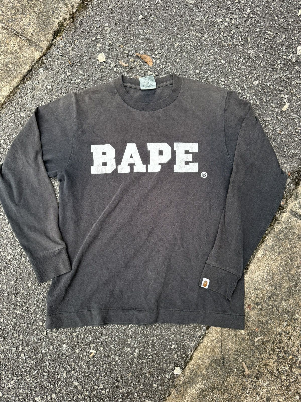 Bape × Nigo BAPE L/S TEE Size US M / EU 48-50 / 2 - 1 Thumbnail