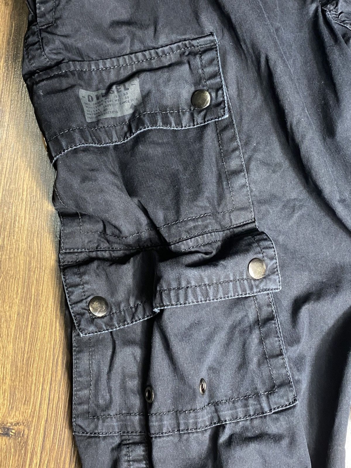 Diesel Vintage Diesel Cargo Pants reconstruct design parachute 30 Size US 30 / EU 46 - 4 Thumbnail